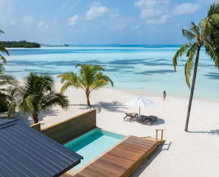 Nala Maldives by Jawakara — пляжная вилла с частным бассейном и террасой у океана