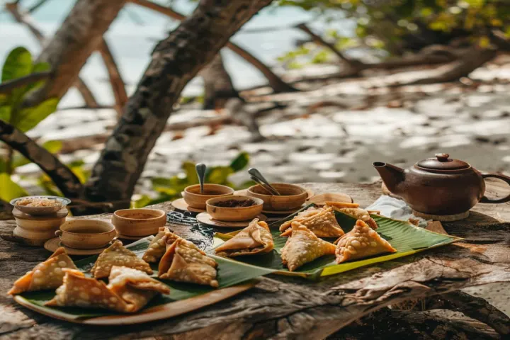 Sirru Fen Fushi Private Lagoon Resort — романтический пикник на широком белоснежном пляже у океана